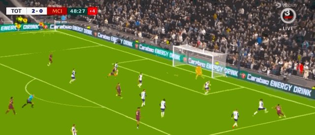 【联赛杯】热刺2比1曼城，维尔纳、萨尔、努内斯进球